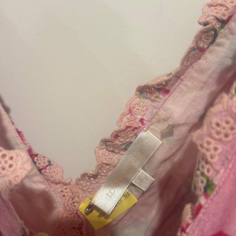 • LoveShackFancy • Women’s Aldina Dress in Pink Desert
Rose Floral Pattern Smal - Picture 4 of 5